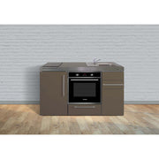 Stengel - Mini-Küche Miniküche Premiumline MPBMM150BOGKFliBreS Mokka metallic