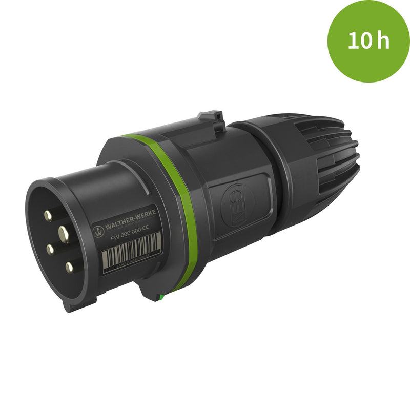 Walther Werke - CEE-Stecker (IEC 60309) CEE NEO Stecker FW211410CC Classic 16A 4P 10h − 10 Stück