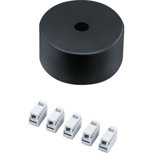 Zumtobel - Mechanisches Zubehör/Ersatzteile für Leuchten Baldachinset CEILING ROSEROUND BK sw