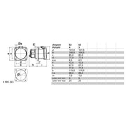 Bals Elektrotech - CEE-Anbausteckdose (IEC 60309) CEE-Anbausteckdose 130130