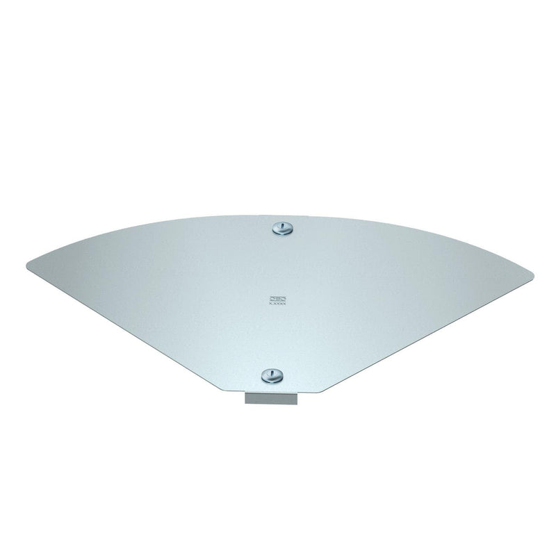 OBO Bettermann - Deckel Bogen für Kabeltragsystem Deckel variabel DFBMV 200 FS 0 bis 90°, für RBMV