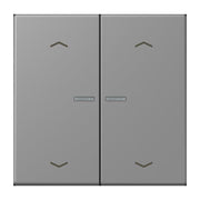 Jung - Abdeckung/Bedienelement für Installationsschalterprogramme Wippe mit Lichtleiter LC 102 KO5P 203 gris 31