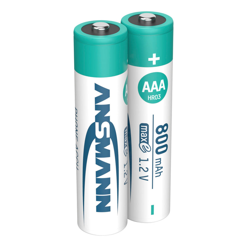 Ansmann - Akku Micro DECT-Telefon 5035332 (VE2) NiMH AAA 800mAh − 12 Packung