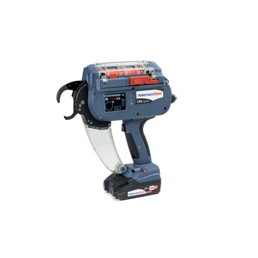 HellermannTyton - Verarbeitungswerkzeug für Kabelbinder Autotool CPK hybrid 106-66001 Batterie Set UK