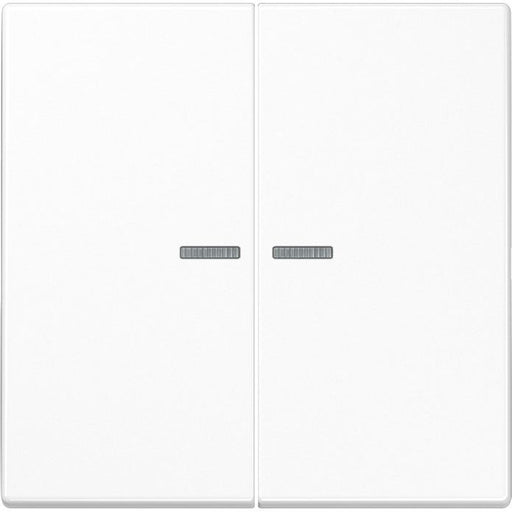 Jung - Abdeckung/Bedienelement für Installationsschalterprogramme Wippe Lichtleiter aws LS 995 KO5 WW für Taster