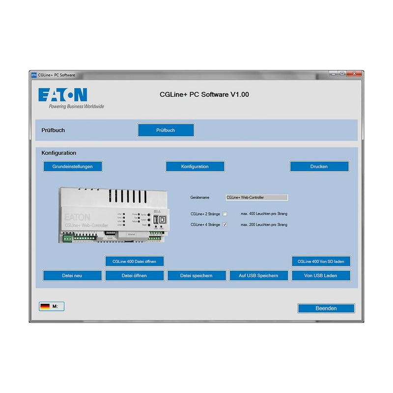 Ceag Notlichtsysteme - Dokumentation PC-Software PC Software CGLine f.CGLine+ WebControl