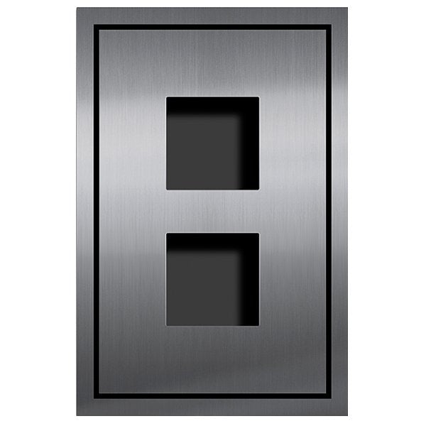 TCS Tür Control - Montageelement für Türstation Inputzmontageset ZAU2062-0030 2 AMI-Modul, 1-spal