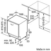 Bosch - Geschirrspüler EB-Geschirrspüler SMV4HAX07E Serie 4