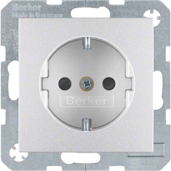 Berker - Steckdose Schuko-Steckd.alu matt 41231404