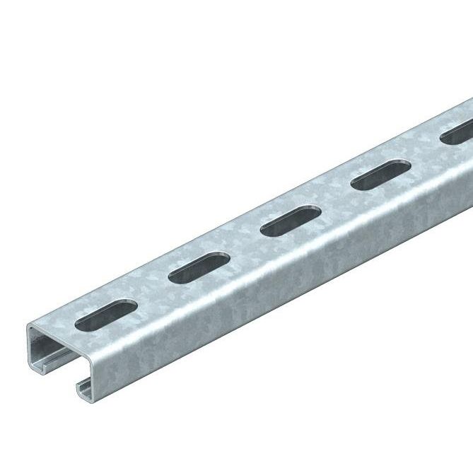 OBO Bettermann - Stiel/Profilschiene Profilschiene MS4121P0500FT gelocht,Schlw. 22mm
