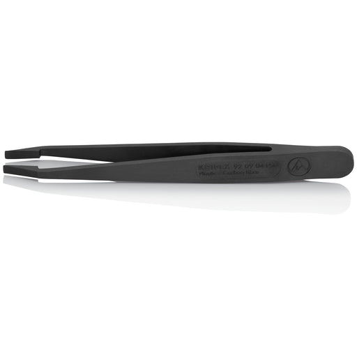 Knipex - Pinzette Kunststoffpinzette 92 09 04 ESD ESD Glatt 115 mm − 1 Stück