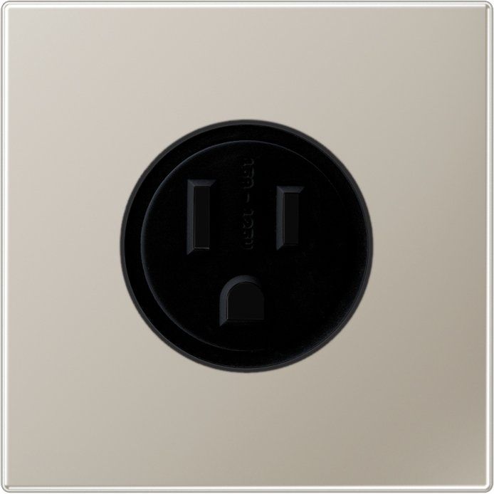 Jung - Steckdose US-Norm NEMA ES 2521-15 15A 125V, Edelstahl