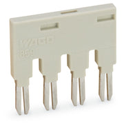 WAGO - Zubehör/Ersatzteile für Schaltrelais Kammbrücker 859-404 4fach grau − 25 Stück