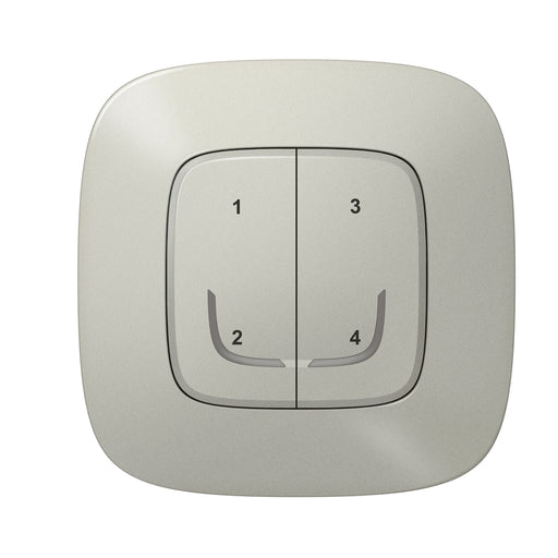 Legrand - Funksender Szenentaster 4-fach Legrand 752768 Aluminium