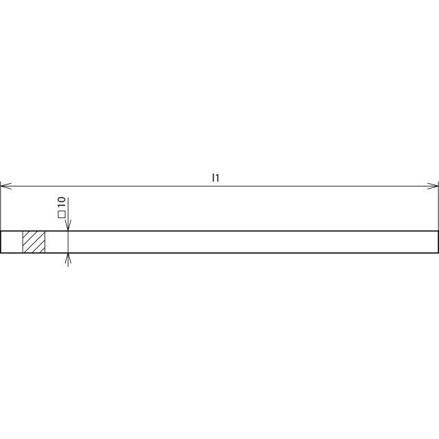 DEHN - Sammelschiene Klemmschiene KS 398 PAS Ms/gal Sn 10x10x398