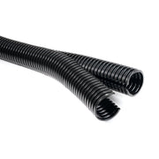 HellermannTyton - Kunststoff-Wellschlauch Wellschutzschlauch HG-DC13 sw − 50 Meter
