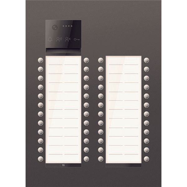 TCS Tür Control - Türstation für Türkommunikation PES PRO IP Vid. Außenst. AVU400448-0017 48T/2 UP R7016