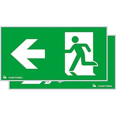 Zumtobel Group - Piktogramm für Not-/Hinweisleuchte Rettungszeichen PURESIGN150#22168672 AD/ED RZ-2LR ERI