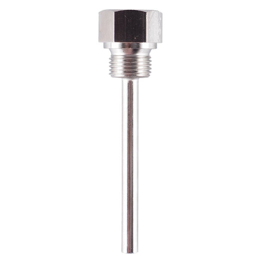 Jumo - Tauchrohr Schutzhülse 60694004 Einbauläng.100mm,MS − 1 Stück