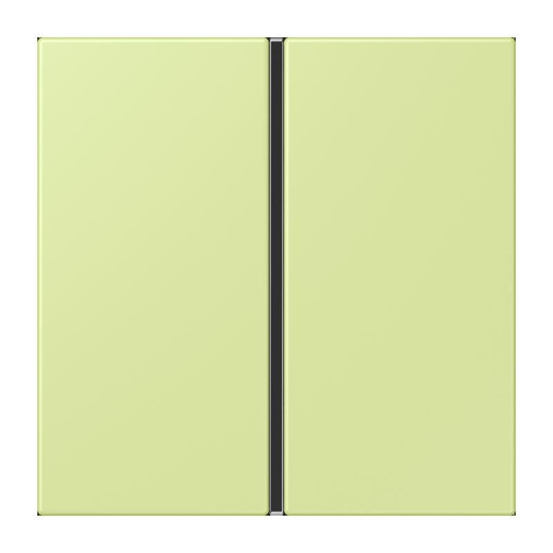 Jung - Abdeckung/Bedienelement für Installationsschalterprogramme Tastensatz 1fach LC 401 TSA 222 vert jaune clair