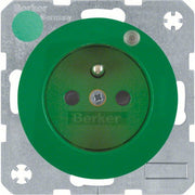 Berker - Steckdose gn/gl 6765092003 m.Schutzkontaktstift