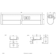 EVN Lichttechnik - Lichtleiste LED-Unterbauleuchte L05425W