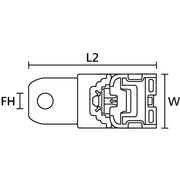 HellermannTyton - Befestigungsschelle für Kabel/Rohre Befestigungselement 151-01649(280) 113,5x34,9 mm − 280 Stück