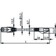 Telegärtner - Patchkabel Kupfer Patchkabel S/FTP C.6A 1,5m 100008343 MP8 500,LSZH,bl,1:1