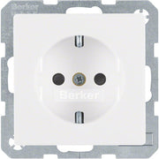 Berker - Steckdose SCHUKO-Steckdose 47236089 polarweiss samt
