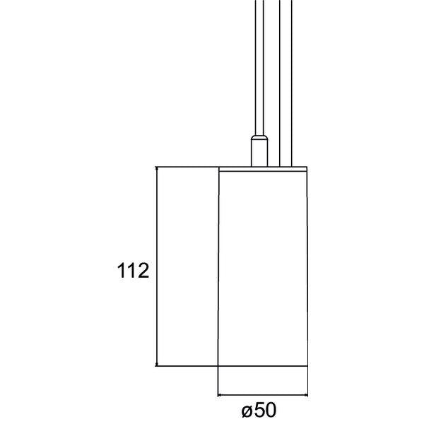 Brumberg Leuchten - Pendelleuchte LED-Pendelleuchte direkt 88862183 Pendellänge 5m