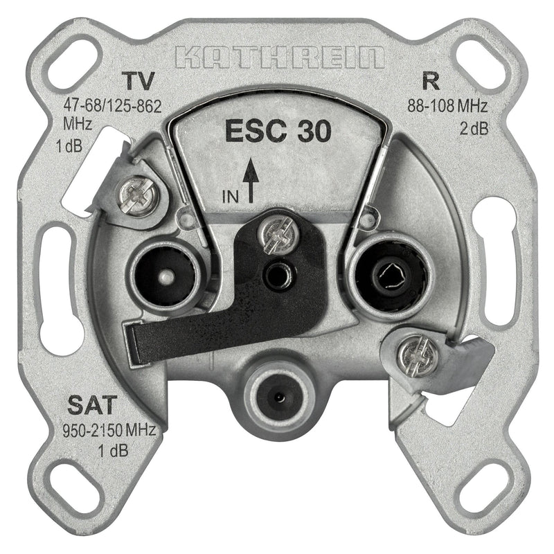 Kathrein - Antennensteckdose SAT-Steckdose 3-fach ESC 30 Einzelanschlussdose