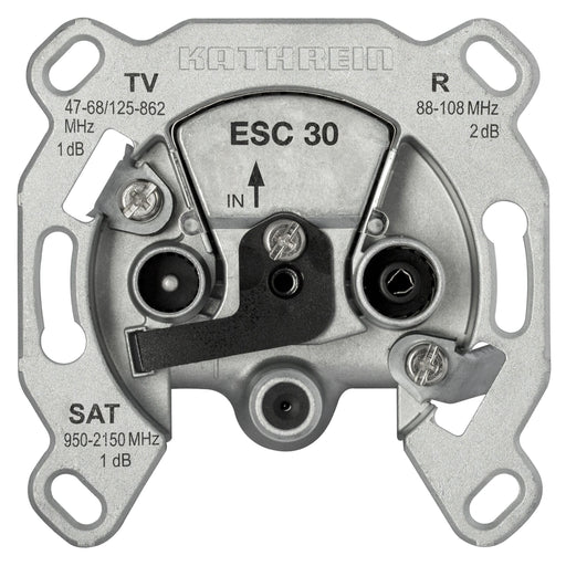 Kathrein - Antennensteckdose SAT-Steckdose 3-fach ESC 30 Einzelanschlussdose
