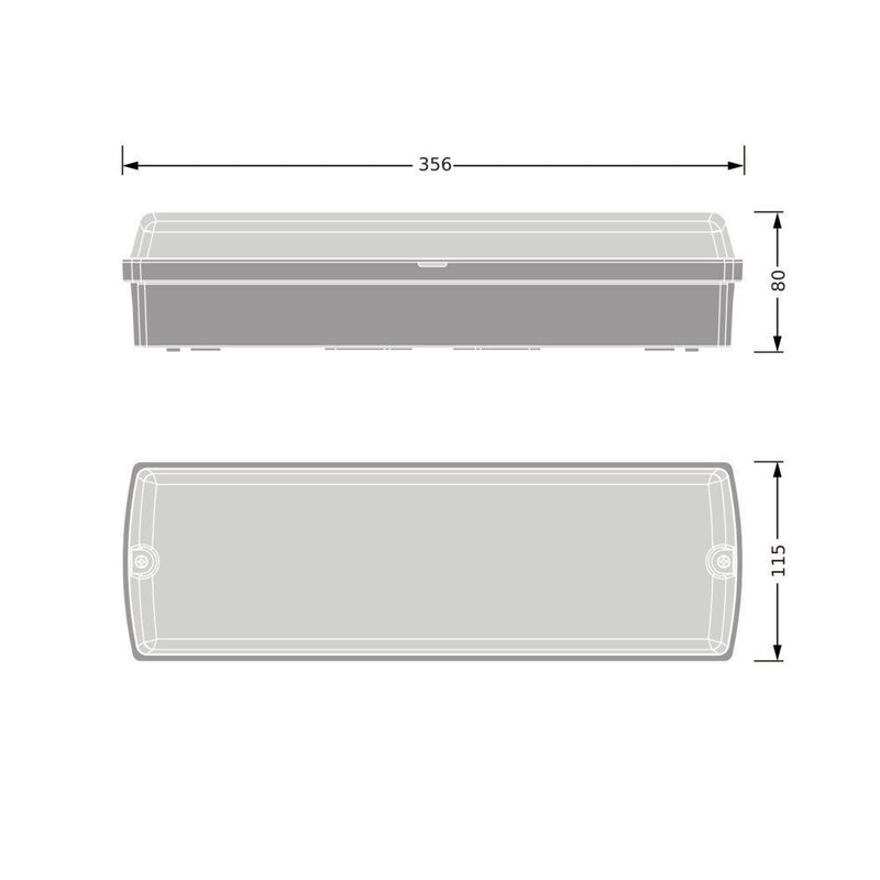 Ledvance - Decken-/Wandleuchte LED-Wand-u.Deckenleuchte BLKHCOMPRCSENV8W..WT MC, ML, Sensor, ws