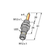 Turck - Magnetischer Näherungsschalter Magnetfeldsensor NIMFE-EM1 #1600622