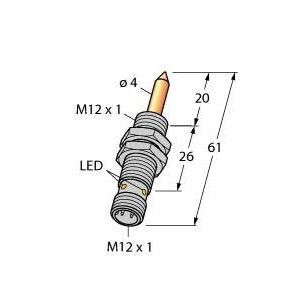 Turck - Magnetischer Näherungsschalter Magnetfeldsensor NIMFE-EM1 #1600622