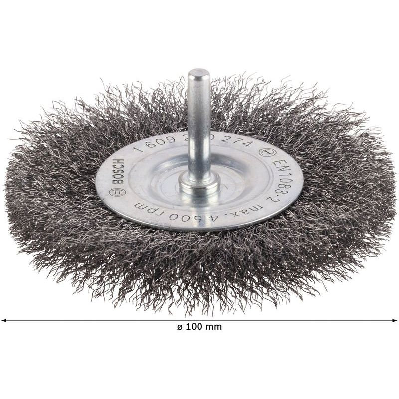 Bosch - Rotierende Drahtbürste PRO Metal clean 1609200274 Scheibenbürste