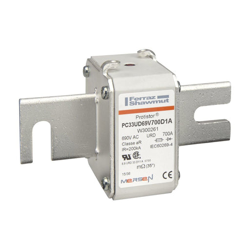 Mersen - HRC-Sicherung Sicherungseinsatz aR PC33UD69V700D1A Gr.33 AC690V 700A − 3 Stück
