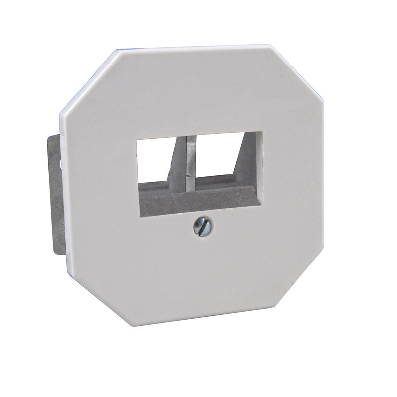 EFB-Elektronik - Einsatz/Abdeckung für Kommunikationstechnik Tragring 2-fach ET-25111 Keystones RJ45