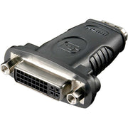 Goobay - Kommunikationstechnik-Adapter HDMI/DVI-I Adapter 60752 vernickelt schwarz