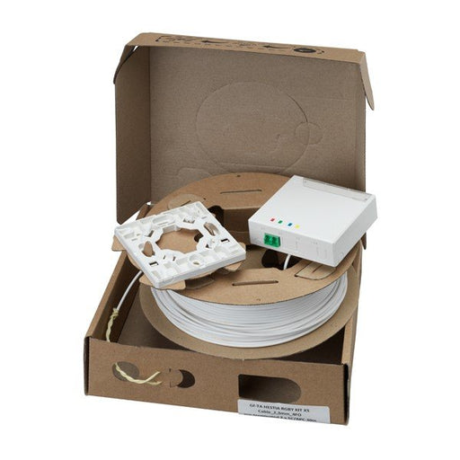 Rutenbeck - LWL-Abzweigdose FTTH-Anschlussset 1xLC-D OS2 APC 70m 2,3mm