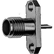 Telegärtner - Koax-Steckverbinder SMA-Flanschbuchse 2-Loch 100024677 NI − 5 Stück