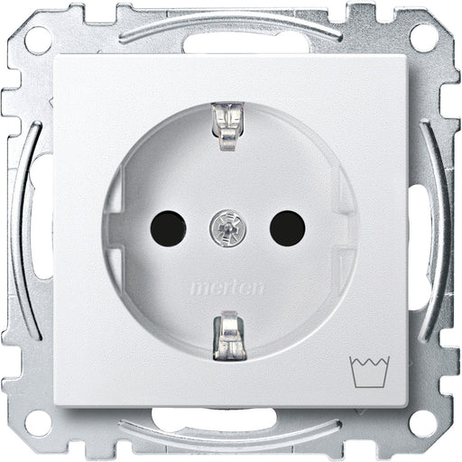 Merten - Steckdose SCHUKO-Steckdose pws MEG2352-0419 Kennz.Waschmaschine
