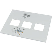 Eaton - Abdeckung/Blende/Beschriftungsleiste (Schaltschrank) Frontblende +Einbausatz 3p XMN231606CV NZM2 vertikal grau