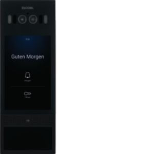 Elcom - Türstation für Türkommunikation Außenstation Video Touch RTQ521Y inkl.Kartenleser