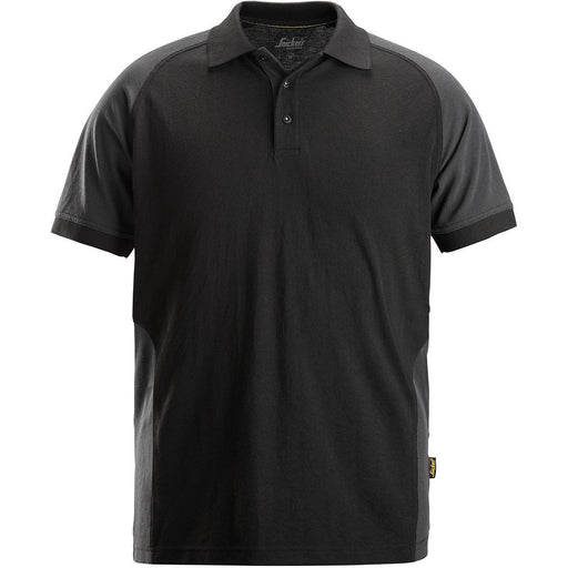 Snickers Workwear - Poloshirt 2-Farben Poloshirt 27500458009 3XL,schw-stahlg