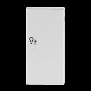 Busch-Jaeger - Bussystem-Tastwippe Wippe 2-f re Symbol Dimmer 6234-22-83 alusilber