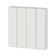 Eaton - Abdeckung/Bedienelement für Installationsschalterprogramme Wippe 4-fach CWIZ-04/38 weiß signal glänzend