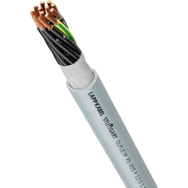 Lapp Kabel&Leitung - Energiekabel < 1 kV, für ortsveränderlichen Einsatz ÖLFLEX FD 855 P 7G2,5 0027373/50 − 50 Meter