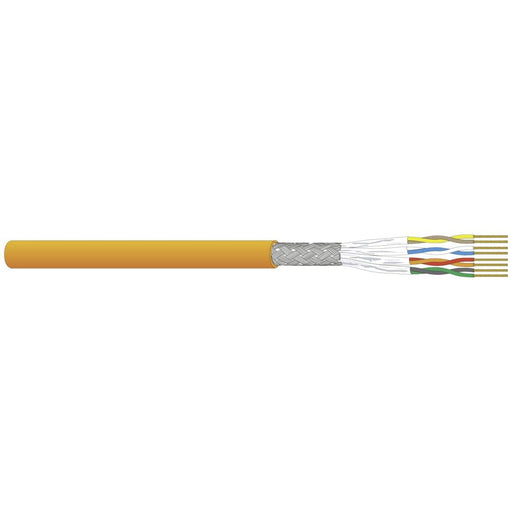 Dätwyler IT Infra - Daten- und Kommunikationskabel CU 7702 flex Kat.7 orange 18278400DK 4P S/FTP AWG26 − 1000 Meter