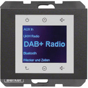 Berker - Elektronik-Gerät für Installationsschalterprogramme Radio DAB+, Bt., K.x anth. 30847006